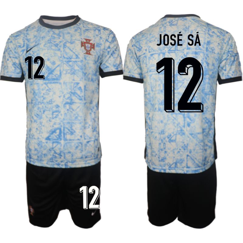 Men 2024-2025 Season Portugal away black #12 Soccer Jersey->->Soccer Country Jersey